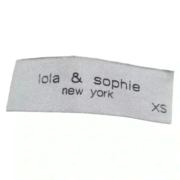 Lola & Sophie Eggshell Tank Top Sheer Cream Blouse NWT Size Small Criss Cross - Picture 4 of 6